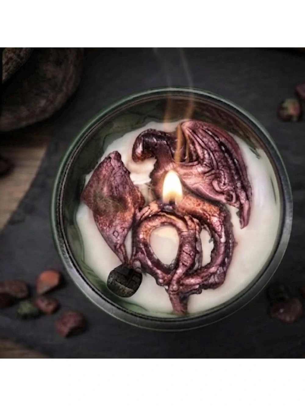 Dragon Blood Soy Candle, Dragon's Ember, Ritual Candle